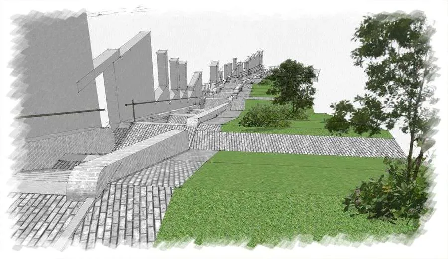 Rekonstrukce schodů v ulici Rudolfa Knotka - Kladno